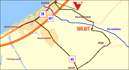Autóbontó Keszthely megközelítés